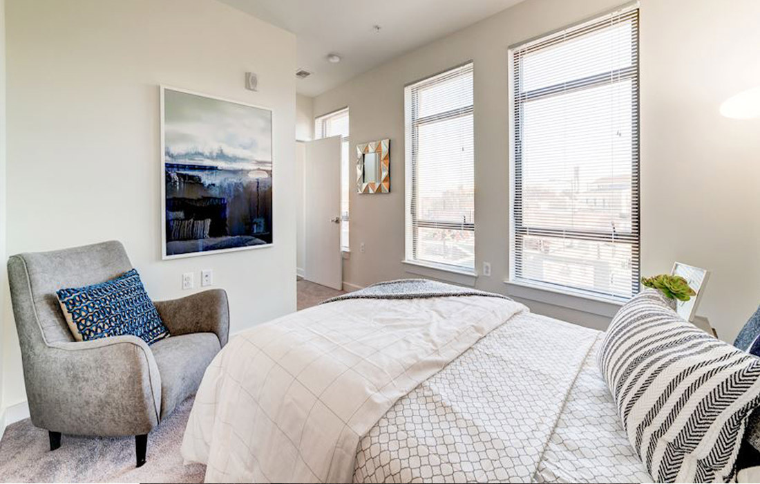 Model Apt Bedroom view 2
